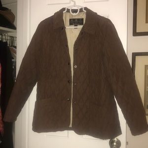 Quilted Brown Barbour Jacket